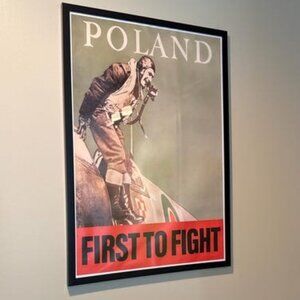 Vintage Poland - First To Fight World War 2 Poster